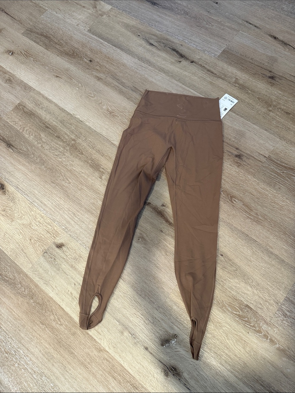 Athleta Stirrup Leggings in Brown